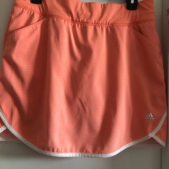adidas Skirts | Adidas Orange Sport Tennis Skirt 4 Size 40 | Poshmark